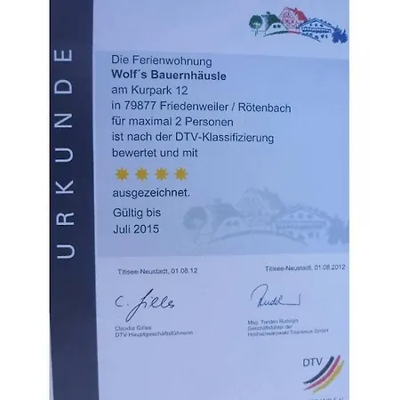 One-bedroom Rötenbach